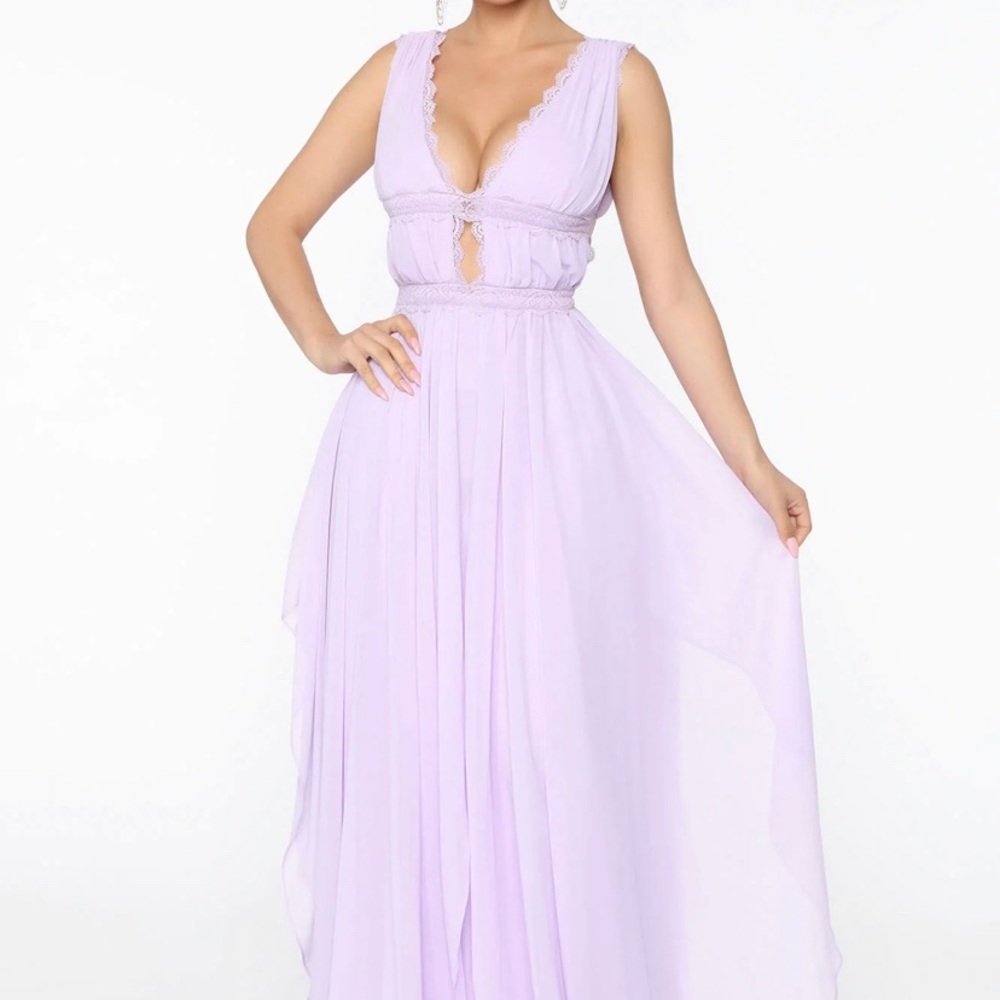 Lavender maxi dress